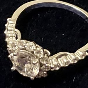 925 silver with Cz ring